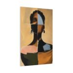 Abstract African Woman Portrait Canvas - Image 2