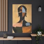 Abstract African Woman Portrait Canvas - Image 4