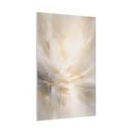 Neutral Abstract Sunrise Painting Matte Canvas - Image 2