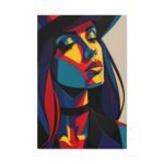 Abstract Pop Art Woman