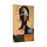 Abstract Afrocentric Portrait Canvas - Image 6