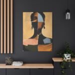 Abstract Afrocentric Portrait Canvas - Image 4