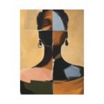 Abstract Afrocentric Portrait Canvas