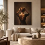 Woman with Crown & Golden Cracks - Image 2